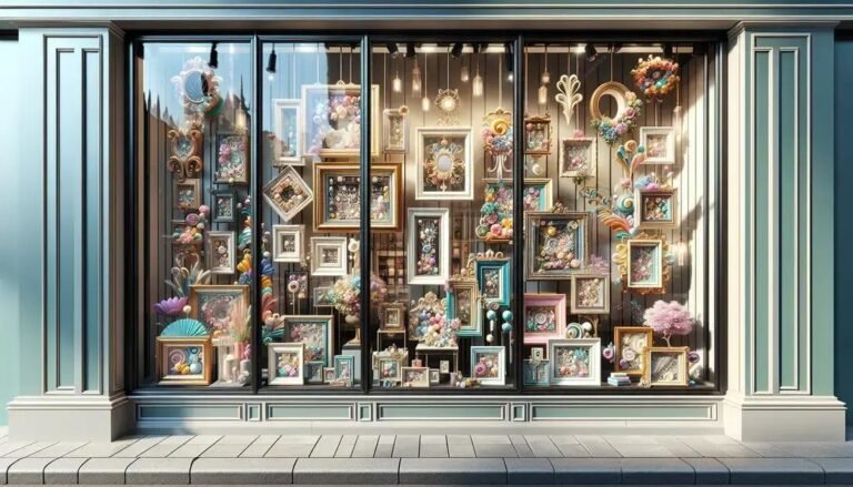 Como Decorar Vitrines com Molduras Atraentes