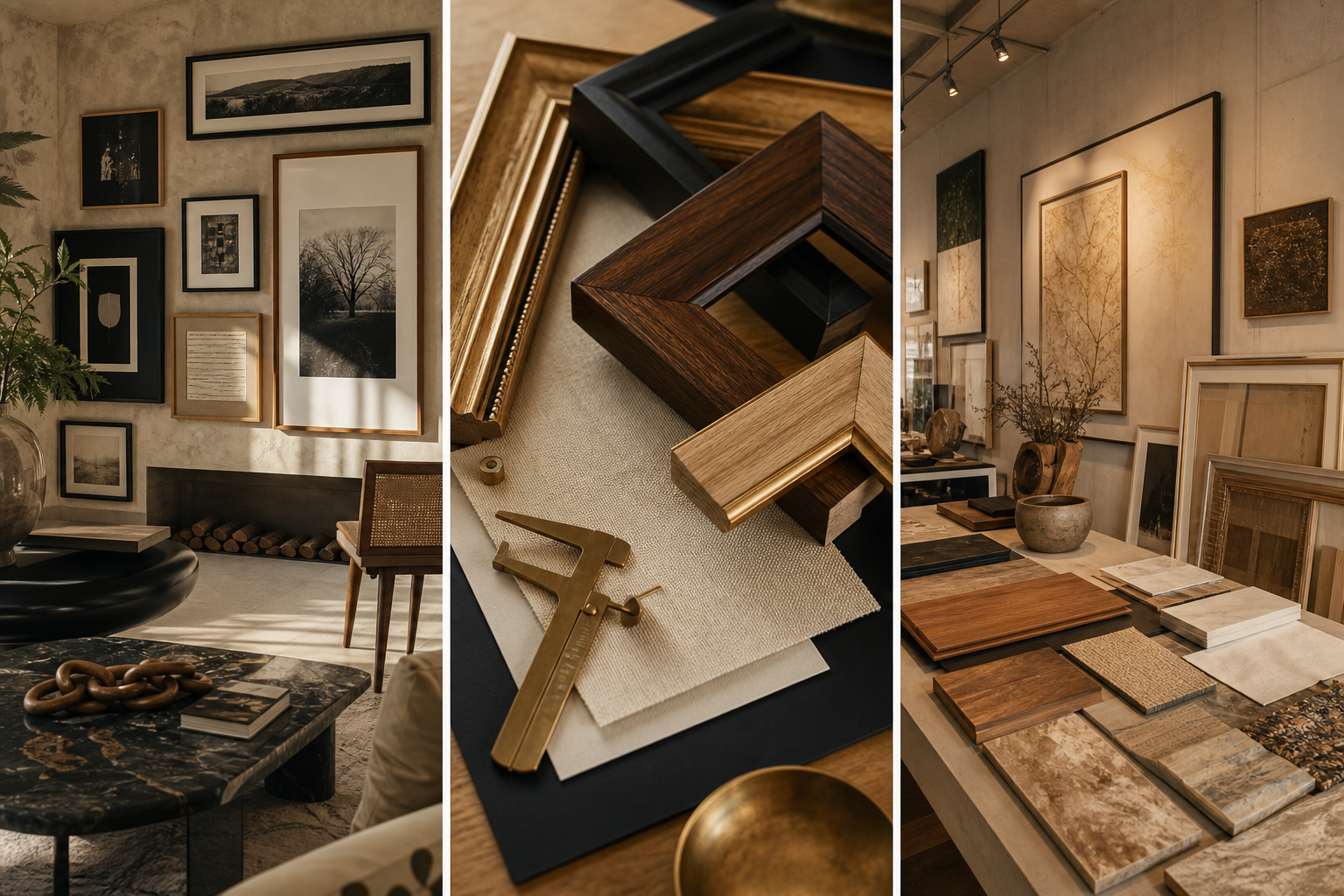 Ambiente editorial de molduraria